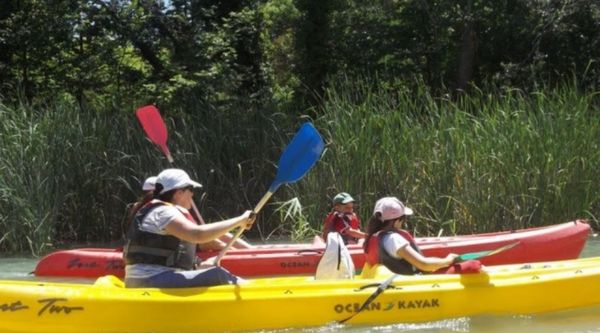Ruta en kayak para estudiantes en Aranjuez 
