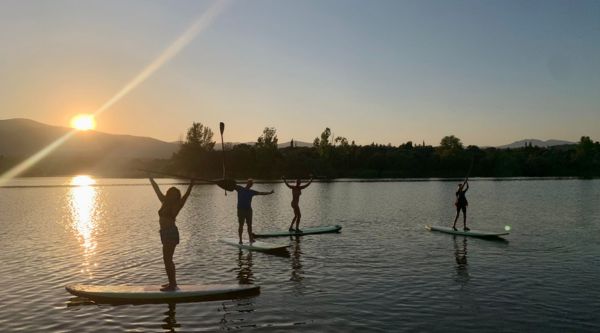 Actividad educativa de piragüismo y paddle surf en Valmayor (3)